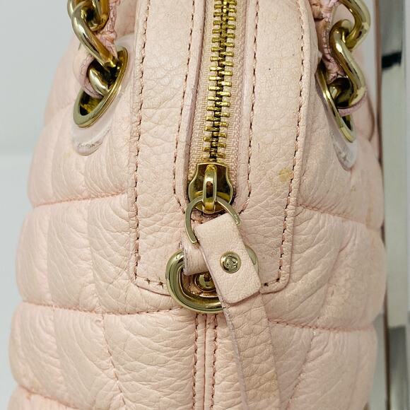Kate Spade New York Gold Coast Georgiana Light Pink Quilted Crossbody Handbag - Picture 14 of 16